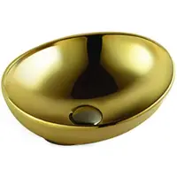 Mexen Elza opbouw wastafel 40 x 33 cm, goud - 21014088