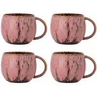 Bloomingville Rayen mokken roze set van 4 stuks