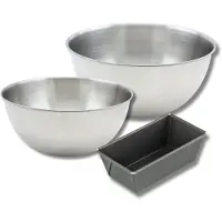 Zenker Bakkerset met mini cakevorm 16 cm, 2 mengkommen en 1 spatel