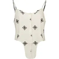 ONLY - ONLCARO STRAP LINEN BLEND KNOT TOP PNT - Dames - Blouses