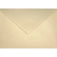 Netuno Metallic (parelmoer) crème enveloppen C6 - 114 x 162 mm - A6 - 25 stuks - NK natgelijmde - 120 gram - Aster Metallic -