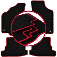 Carlux -RED automatten voor: Volkswagen Polo III FL 6N2 hatchback, sedan, classic (1999-2001)