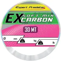 Expert Predator Ex Soft Mix Carbon Flurocarbon 30 M Transparant 0.740 mm