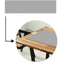 MuchoWow Tafelloper 200x50 cm - Tafelmat vinyl Licht - Grijze - Muur - Tafeldecoratie - Tafelversiering - Keuken decoratie - Tafel versiering