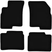 Basic zwarte veloursmatten voor: Kia Magentis I sedan (2001-2006)