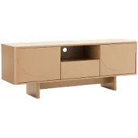 Riess TV-meubel SAVOY 150cm 3D naturel met travertijnmarmeren keramisch blad - 47797