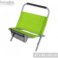 Sunnydays “LE DELANO” Rugsteun voor op het strand Anijs 48×40×H60 cm