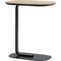 Muuto Relate bijzettafel 60,5 cm eiken, zwart