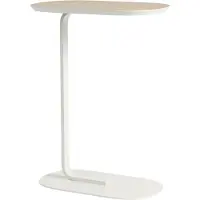 Muuto Relate Bijzettafel Oak Laminate|Off-White | 73.5 cm