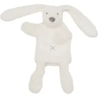 Happy horse Konijn Richie Handpop Knuffel - Wit - Baby cadeau