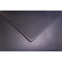 Netuno Metallic (parelmoer) zwarte enveloppen A5 - 162 x 229 mm - C5 - 20 stuks - NK natgelijmde - 120 gram - Aster Metallic -