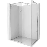 Mexen Kioto-F douchewand Walk-in met frame 80 x 75 , transparant 8 mm, chroom - 800-080-202-04-00-075