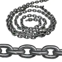 Lofrans Hot Dip Galvanized Chain Iso 4565/din 766/g40 Calibrated 6 Mm 50 M Grijs