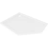 Mexen Flow kwartronde douchebak slim links 100 x 90 , wit glans - 46P109010L