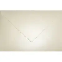 Netuno Metallic (parelmoer) ecru enveloppen A5 - 162 x 229 mm - C5 - 20 stuks - NK natgelijmde - 120 gram - Aster Metallic -