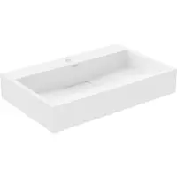 Mexen Ava aanrechtblad wastafel van composiet 1/O 60 x 38 cm, wit - 23016001