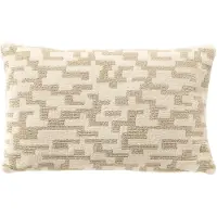 Hoii MALENE | sierkussen 30x50 cm | Brown Rice | beige |