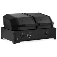 Cozze Quattro 900 BBQ Gas barbecue – 4-in-1 Buitenkeuken Grill – Pizzaoven & Plancha – Infrarood Branders – 13 kW – Groot Grilloppervlak – Voor Tuin & Terras