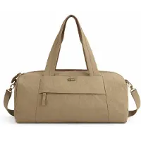 Solier FB52 Lunea – Sporttas dames – Lichtgewicht – Waterdichte binnenzak – Verstelbare schouderriem – Beige