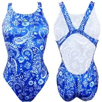 Turbo Cachemir Swimsuit Blauw 2XL Vrouw