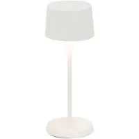 Zafferano OLIVIA PRO MICRO Oplaadbare en dimbare witte LED-tafellamp
