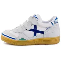 Munich Gresca Velcro In Indoor Football Shoes Wit EU 26 Kinderen