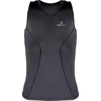 Gamepatch | Compression Shirt SLEEVELESS | Zwart | Maat 2XL | Basketball | Handball | Urban Sports