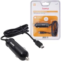 Hama 12v Vehicle Charging Cable, mini USB garmin