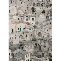 IXXI Ancient City in Italy, Photolovers - 100 x 140 cm - Gratis ophangtool - Grote wanddecoratie en posters - Fotografie, Gang, Woonkamer