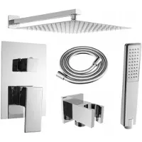 Mexen Uno DR72 inbouwdoucheset, chroom - 71435DR72-00