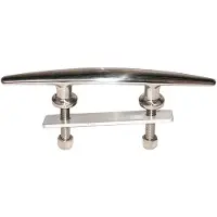 Marine Town Stainless Steel Horn Mooring Cleat Zilver 250 mm