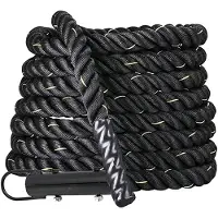 Softee Functional Battle With Hook Battle Rope Zwart 15 m