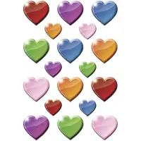 Herma Stickers kussentjes rood - 10 stuks
