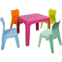 Garbar Jan Frog 1 Play Table And Chair Set Veelkleurig Kinderen