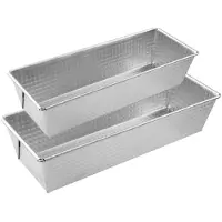 Zenker Set van 2 cakevormen 25,5 x 11,2 cm en 30 x 11,5 cm Silver