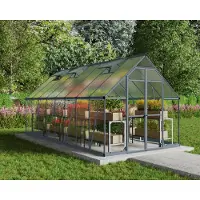 Canopia Tuinkas Balance 8x16 - Hybride - Grijs - 244x487x229cm