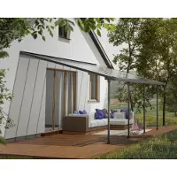 Canopia By Palram Carport Feria Palram - Canopia 4 x 6,06 m grijs