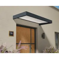GartenHaus GmbH Sophia Deur En Veranda Luifel 215x95cm Wit