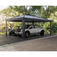 Palram - Canopia Palram | - Carport Colorado Dubbel - Grijs - 544x358x207,5cm