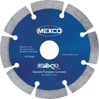Mexco beton diamantschijf universeel 115mm