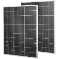 Vevor Bifaciale zonnepanelen 100W (2 stuks)