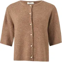 JDY Gebreid vest 'JDYRUE' cappuccino