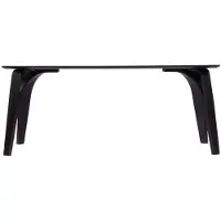 Bronx Eettafel Flint eiken zwart 220 x 100 cm