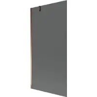 Mexen Next badwandpaneel 1-delig 90 x 150 , grafiet, rosegoud - 895-090-000-00-40-60