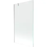 Mexen Next badwand scherm 1-delig 100 x 150 , transparant, chroom - 895-100-000-00-00-01