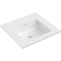 Mexen Otis wastafel ingebouwd in blad 51 x 46,5 cm, wit glans - 25185000