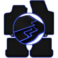 Carlux -BLUE automatten voor: Volkswagen Golf IV cabrio (1998-2002)