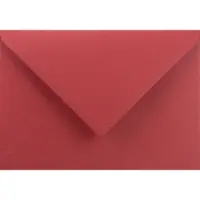Netuno Gladde rode enveloppen A5 - 162 x 229 mm - C5 - 20 stuks - NK natgelijmde - 115 gram - Sirio Color -