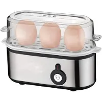 Aura Eierkoker electrisch - Eierkoker - Eierkoker met timer - Zilver/Zwart- 54cm x 37cm x 24cm