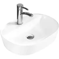 Mexen Iris opzetwastafel 50 x 38 cm, wit - 21995000